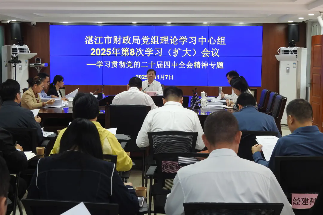 党建引领 | 市财政局党组理论学习中心组专题学习党的二十届四中全会精神
